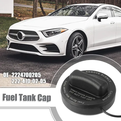 Vista 2 de X AUTOHAUX 2224700205 Tapa del depósito de combustible para Mercedes-Benz CLA250 CLA45 AMG E300 E43 GLA250 GLA45 S450 S550 S560 S63 S65 SL400 SL450