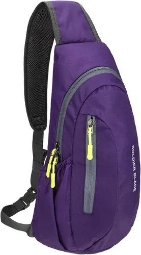 Vista 13 de Mochila cruzada para hombres y mujeres, mochila para el pecho, bolsa de hombro, gimnasio, ciclismo, viajes, deportes al aire libre