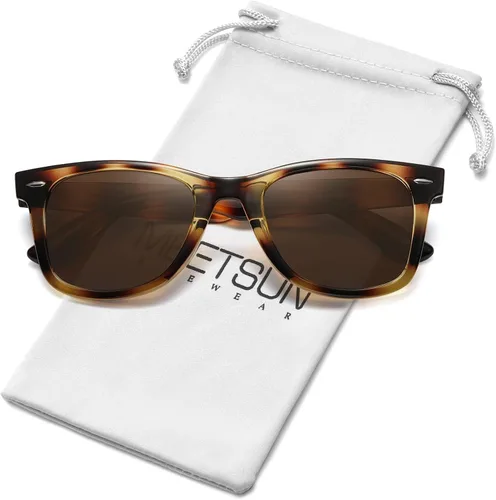 Vista 87 de MEETSUN Polarized Sunglasses for Women Men Classic Retro Square Frame Driving Sun Glasses UV Protection
