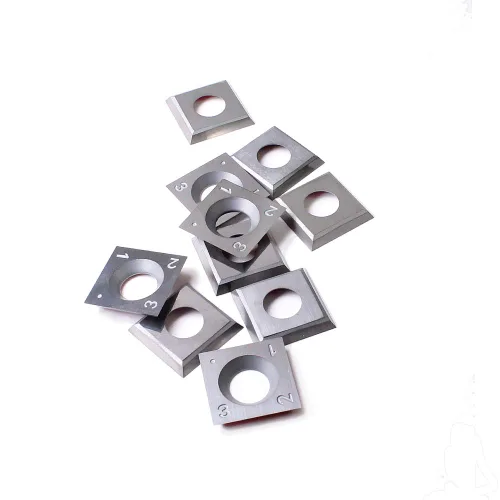 Vista 4 de 10 paquetes de 0.551 in de insertos de carburo indexables para cepilladora espiral/helicoidal y cuchillas de corte de carburo de repuesto