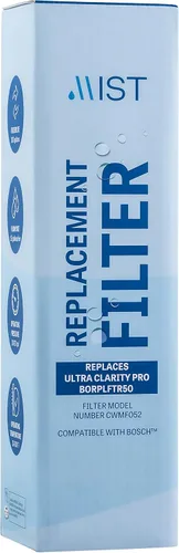 Vista 9 de Mist Ultra Clarity Pro Filtro de agua de repuesto compatible con Bosch BORPLFTR50, filtro de agua para refrigerador compatible con BORPLFTR55