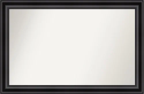Vista 409 de Amanti Art Espejo personalizado, espejo de baño negro puente, espejo de pared o espejo de tocador de baño sobre el fregadero (26 x 26 pulgadas)
