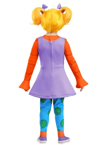 Vista 2 de Disfraz de Niña Angelica Toddler de Nickelodeon Rugrats Multicolor