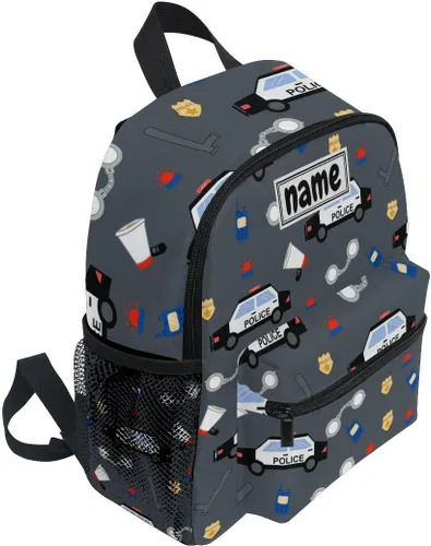 Vista 2 de Glaphy Mochilas para niños, Police Car, Mochilas Daypack