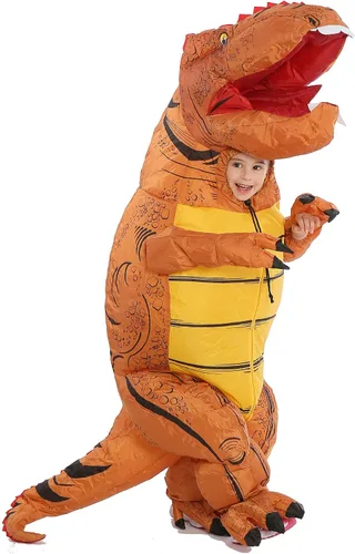 Vista 4 de FUNNY COSTUMES T-Rex - Disfraz de dinosaurio para niños talla 4-12