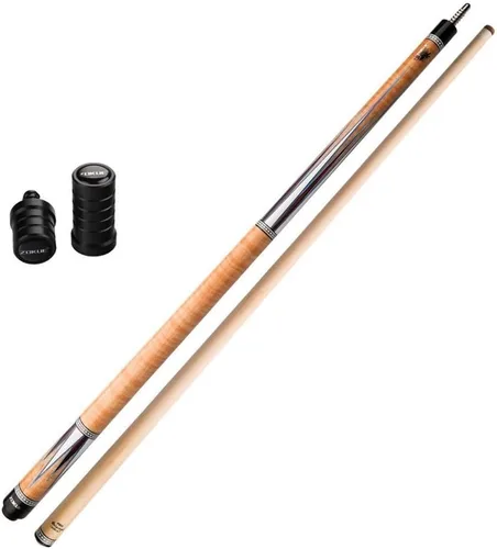 Vista 8 de Eje de arce Carom Cue Stick de 56 pulgadas y 18oz Rojo