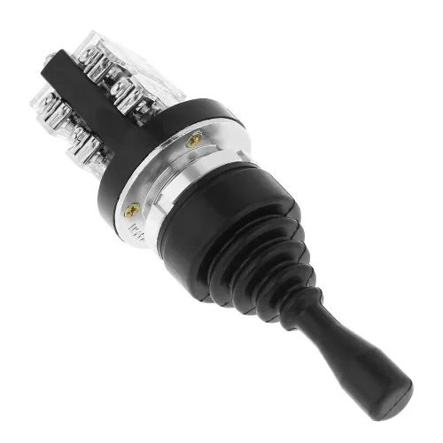 Vista 4 de Interruptor de palanca de mando de 4 posiciones 4NO Spring Return Momentary Joy Stick Reemplazo para HKAI-41Z04