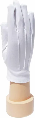 Vista 3 de BOMJJOR Michael - Guante blanco con diamantes de imitación para niños, guante de Billie Jean MJ Jackson, guante de roca, guante formal de esmoquin