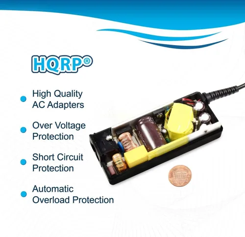 Vista 4 de HQRP Adaptador de CA de 19 V compatible con LG LCAP25A LCAP16A-E 19MA31D 19MN43D 22LB4510 22MN43D 24LB4510 24LB451B 24LN451B 27MA43D Monitor LED LCD