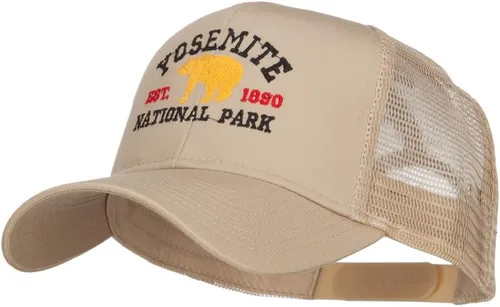 Vista 2 de Yosemite National Park Gorra de malla bordada
