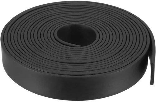 Vista 15 de uxcell Tira de sello de goma rectangular maciza, 0.197 in de ancho, 0.118 in de grosor, 3.3 ft de largo, color negro