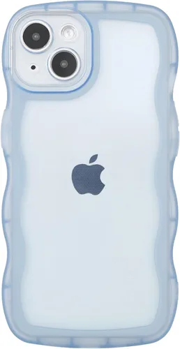 Vista 57 de SKYLMW Funda compatible con iPhone 12 Pro, diseño de ondas rizadas kawaii, borde chapado de lujo, elegante parte trasera transparente brillante, TPU