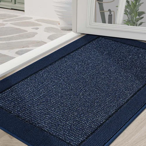 Vista 53 de BEQHAUSE Tapete para puerta interior de 20 x 32 pulgadas, tapete antideslizante para entrada, lavable, resistente a la suciedad, tapete