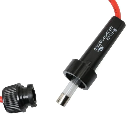 Vista 2 de Fusible en línea Holde con fusible de 0.236x1.181 in 1A