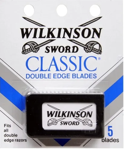 Vista 5 de Wilkinson Sword Cuchillas de afeitar clásicas de doble filo (paquete de dos)