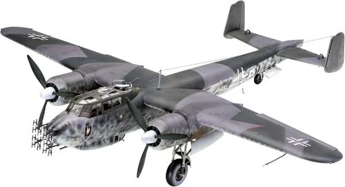Vista 3 de Revell Nivel alemán 1/48 Luftwaffe Dornier 217J-1/2 Modelo de plástico 03814