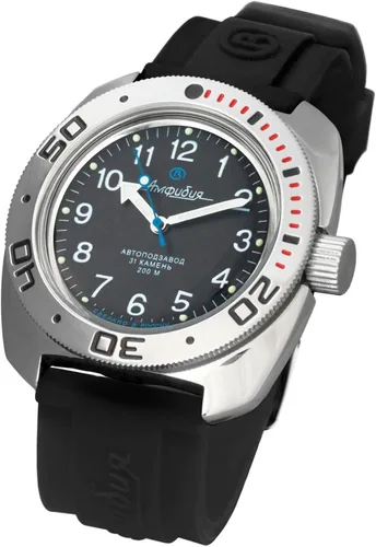 Vista 2 de VOSTOK Amphibian 710811 - Reloj de pulsera automático para hombre con cuerda automática