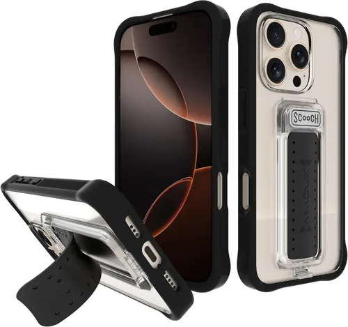 Vista 8 de Scooch Wingman - Funda con soporte de patas para iPhone 11 [Protección contra caídas de 10 pies] [Soporte de dos vías] Cubierta protectora, funciona