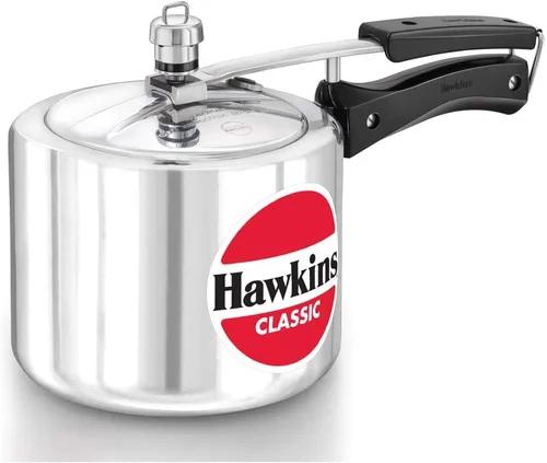 Vista 14 de Ollas de presión de aluminio Hawkins Classic, Plateado