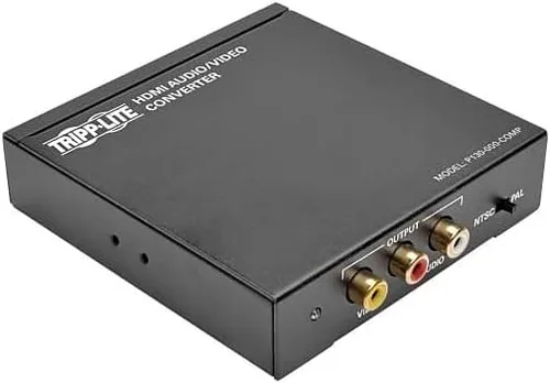 Vista 4 de Tripp Lite Desincrustador de audio HDMI / extractor con cable HDMI incorporado UHD 4K x 2K (P130-06N-AUDIO), NEGRO