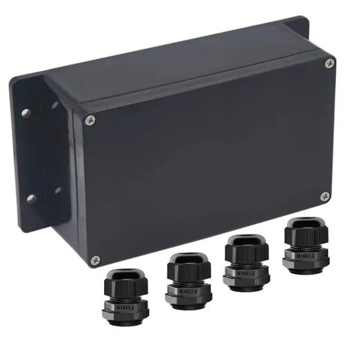 Vista 10 de Caja de conexiones Caja de conexiones IP65 impermeable de plástico ABS para proyectos eléctricos Caja de conexiones de alimentación Cajas