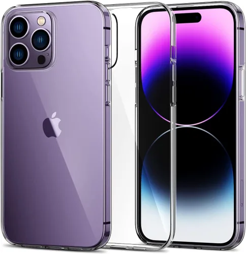 Vista 16 de Funda transparente para iPhone 12 Pro Max, ultrafina, flexible, resistente a los arañazos, gel de TPU de goma suave de silicona protectora