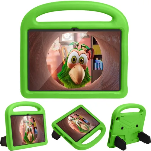Vista 40 de Funda para tablet Kindle Fire 7 para niños (12.ª generación, versión 2022) con mango de pie de apoyo de forraje resistente, espuma EVA suave, a