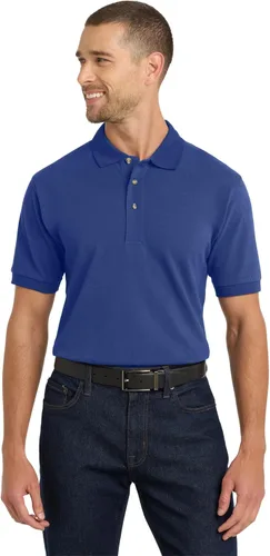 Vista 11 de Port Authority Polo piqué de algodón pesado unisex Negro