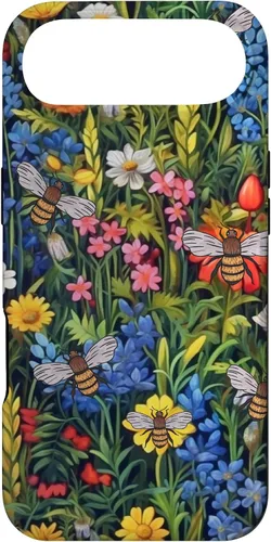 Vista 26 de Funda para iPhone 12 mini Bees And Wildflowers