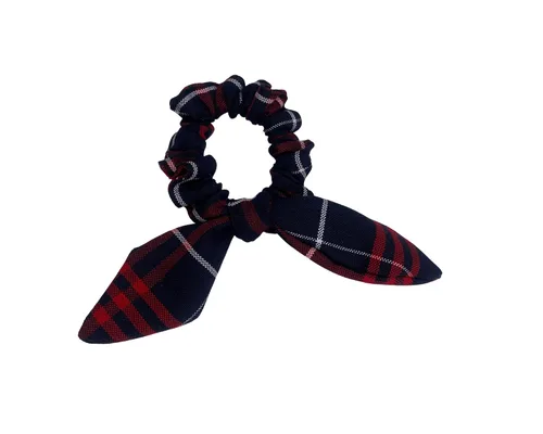 Vista 40 de Back to School/Uniform Plaid Scrunchie bunny ear Bowknot/School Uniform Plaid/Ponytail Bow Scrunchie/Plaid Accessories (Plaid 42-Bernards)