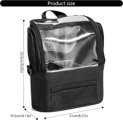 Vista 6 de Estuche para brochas de maquillaje, soporte para tazas, bolsa de cosméticos de viaje, almacenamiento para artistas, bolsa grande para brochas
