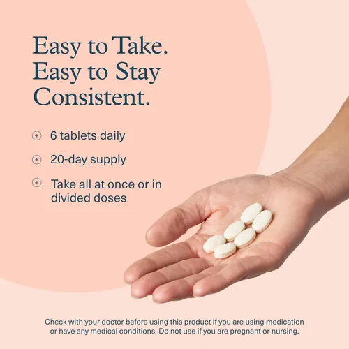 Vista 6 de Youtheory Colágeno avanzado, 6,000 mg, 120 tabletas, suministro para 20