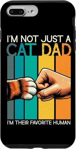 Vista 12 de Cat Dad Father Cat Lover Parent Father's Day Papa Fatherhood Case for iPhone 16
