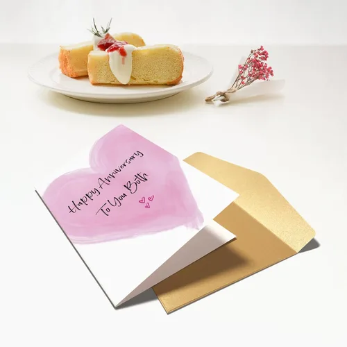 Vista 5 de Chenive Tarjeta de Feliz Aniversario para Pareja, Aniversario de Boda para Padres y Amigos, Tarjeta de Aniversario para Hija y Yerno, Feliz