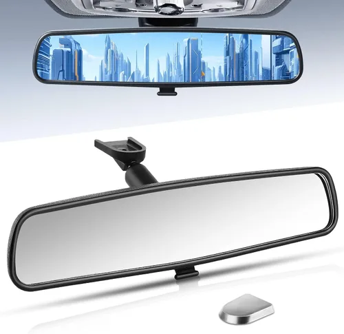 Vista 8 de 76400-SDA-A01 Espejo interior retrovisor para día/noche para Honda 1998-2013 Accord, 2000-2004 Odyssey, 2006-2011 Civic, 2002-2008 Pilot, Insight