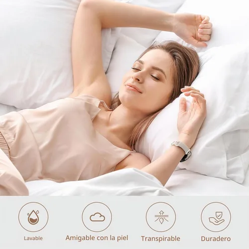 Vista 4 de Getino Correa delgada para Samsung Galaxy Watch 9, Watch 8 y 8 Classic para 1-Starlight
