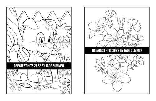 Vista 47 de Greatest Hits An Adult Coloring Book with the 100 Best Pages from the Jade Summer Collection