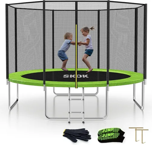 Vista 19 de SKOK Trampoline for Kids,400LBS Outdoor Trampoline with Net-ASTM Approved Trampoline for Children and Adults