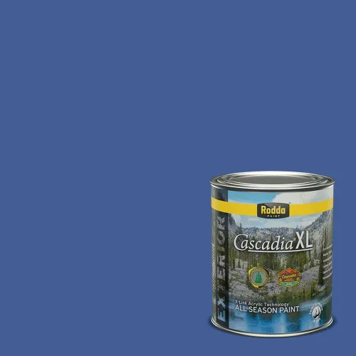 Vista 25 de Rodda Paint CASCADIA XL - Pintura satinada e imprimación para exteriores en uno, cuarto de galón, ancla
