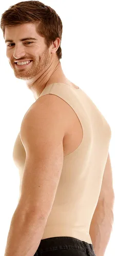 Vista 4 de Insta Slim musculosa de compresión muscular (Int) para hombre