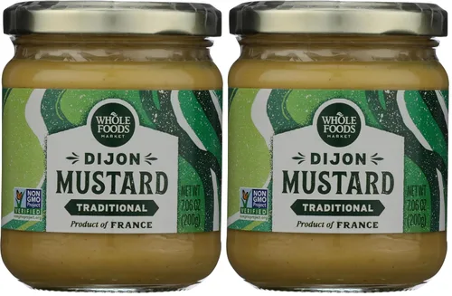 Vista 7 de Whole Foods Market, Mostaza Dijon molida gruesa, 7.06 onzas