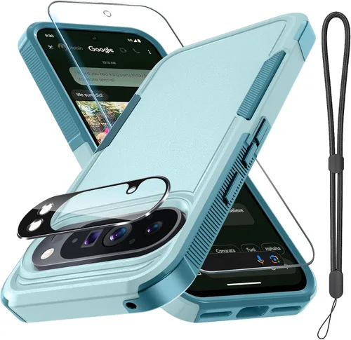 Vista 13 de Funda para Google Pixel 7A, Funda Protectora de Teléfono de Cuerpo Completo Resistente de Trabajo Pesado Robusta a Prueba de Golpes con Correa