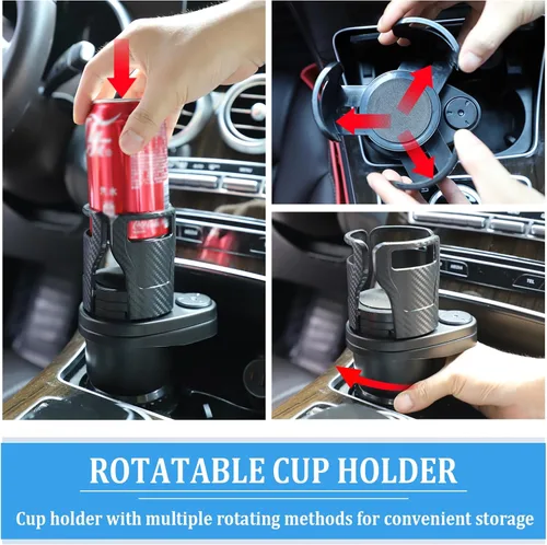 Vista 7 de Expansor de portavasos de automóvil con base ajustable y expansor para vehículos, compatible con tazas, compatible con tazas Yeti de 14/24/36/40/46