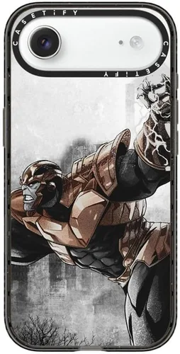 Vista 109 de CASETiFY Funda para iPhone Air, compatible con MagSafe Marvel VS CoLab Protección contra caídas de grado militar 4x de 8.2 pies Funda Capitán