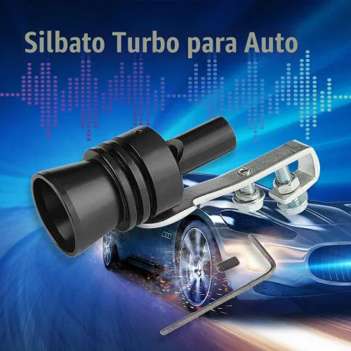 Vista 7 de deemars Silbato Turbo para Coche, Silbato Turbo Universal de Aleación de Aluminio, Silbato de Escape de Sonido Turbo XL de Aleación de Aluminio