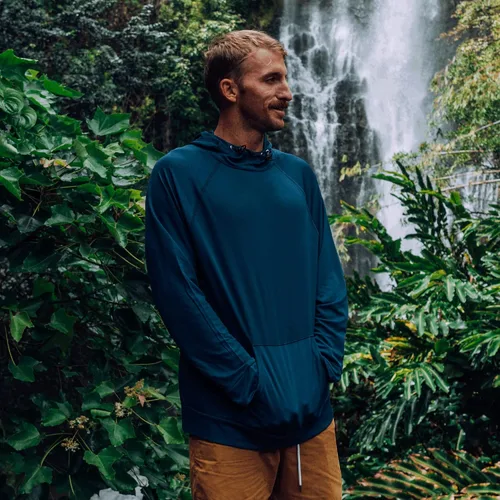 Vista 3 de Vapor Apparel UPF 40 - Sudadera térmica para hombre con protección solar UV para deportes y estilo de vida al aire libre