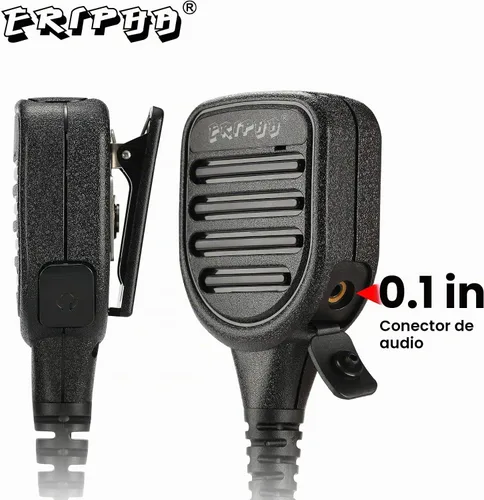 Vista 3 de Micrófono de altavoz para Motorola XPR 3500e/3300e Negro (Xpr3500)