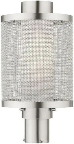 Vista 8 de Livex Lighting 20684-91 - Luz de poste de níquel cepillado (1 luz)