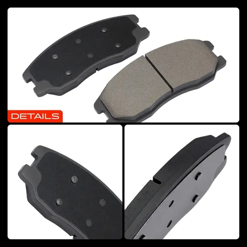 Vista 10 de A-Premium Juego de pastillas de freno de cerámica delanteras y traseras compatibles con los modelos Chevy, Pontiac, Saturn y Suzuki, Captiva