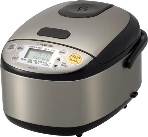 Vista 5 de Zojirushi EP-PFC20HA - Sartén eléctrica y calentador de arroz Micom NS-LGC05XB Zojirushi NS-LGC05XB